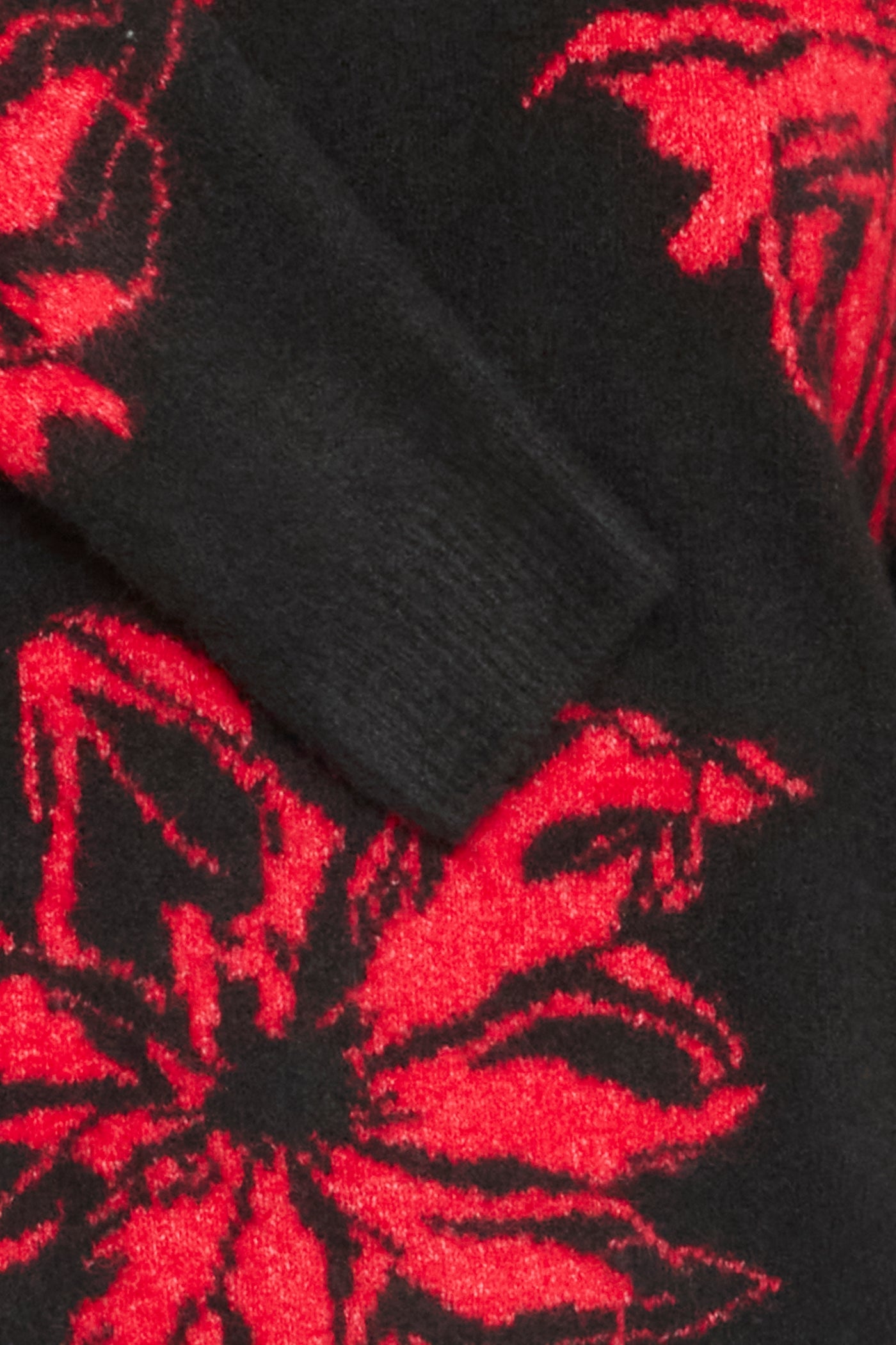 Byoung Red Flower Omea Jumper