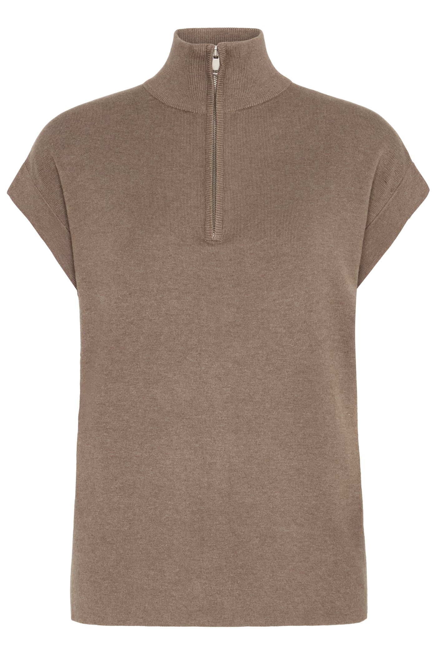 Byoung Walnut Morla Zip Vest