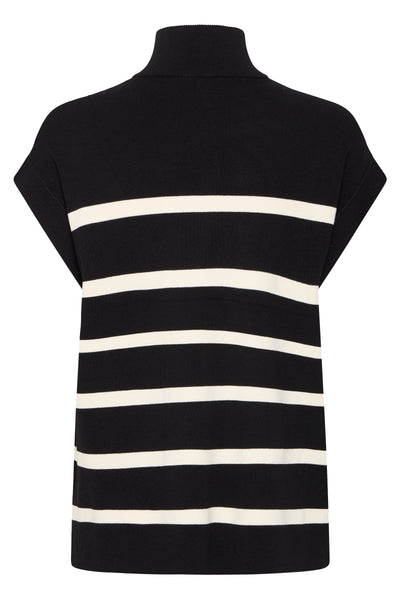 Byoung Stripe Morla Zip Vest