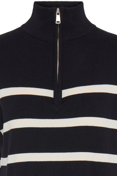 Byoung Stripe Morla Zip Vest
