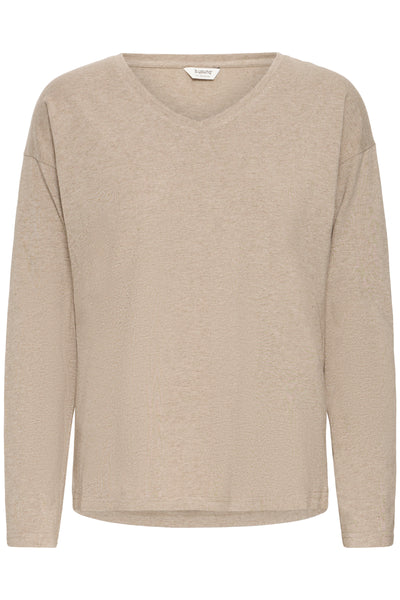 Byoung String Melange V Neck Pamila Top