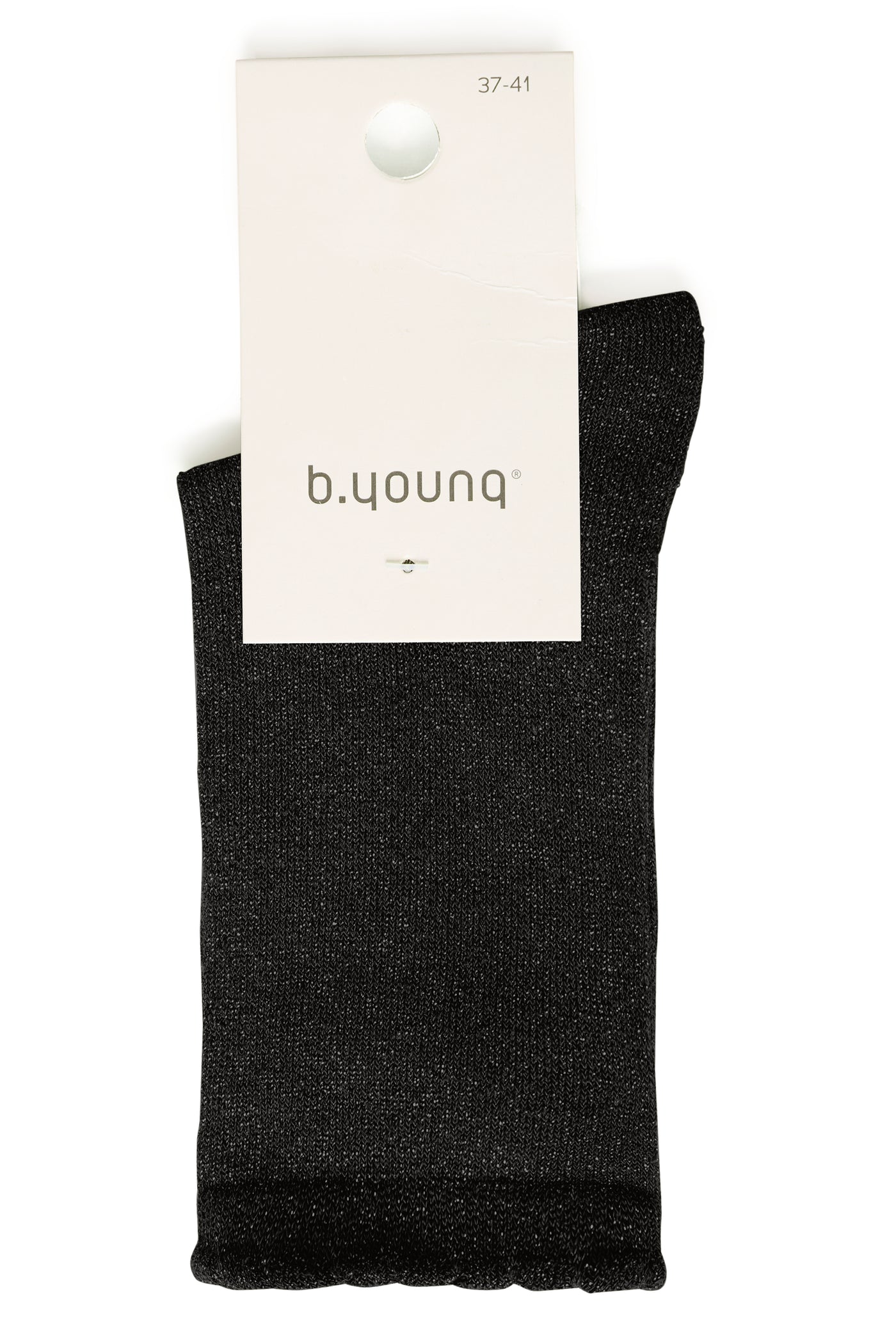 Byoung Black Lurex Socks