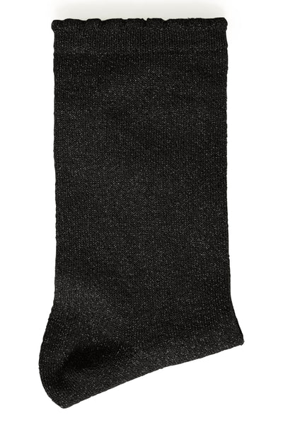 Byoung Black Lurex Socks