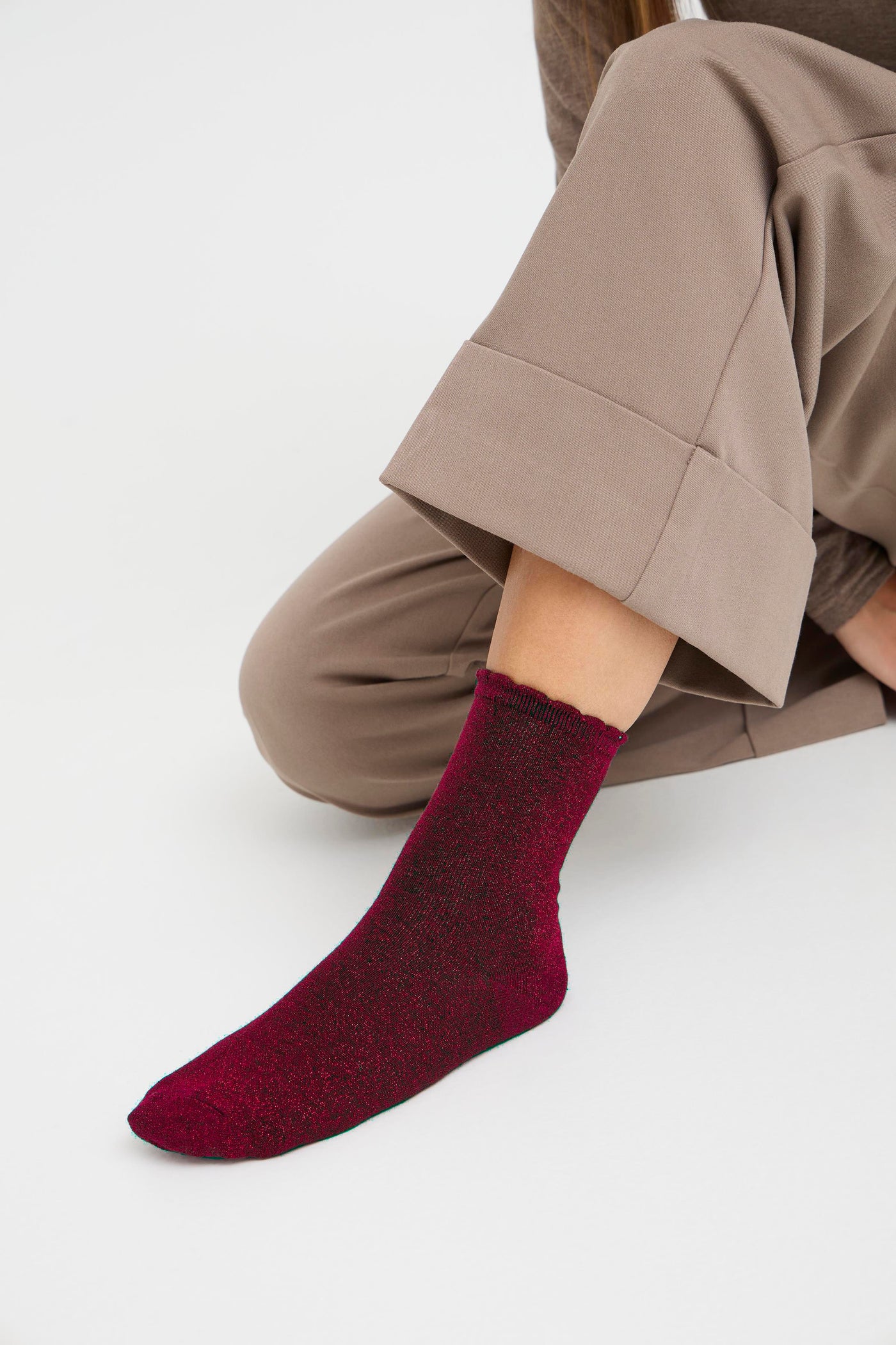 Byoung Port Lurex Socks