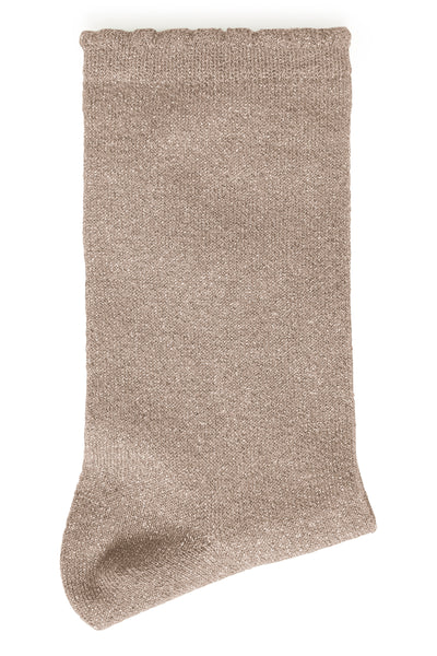 Byoung Walnut Lurex Socks