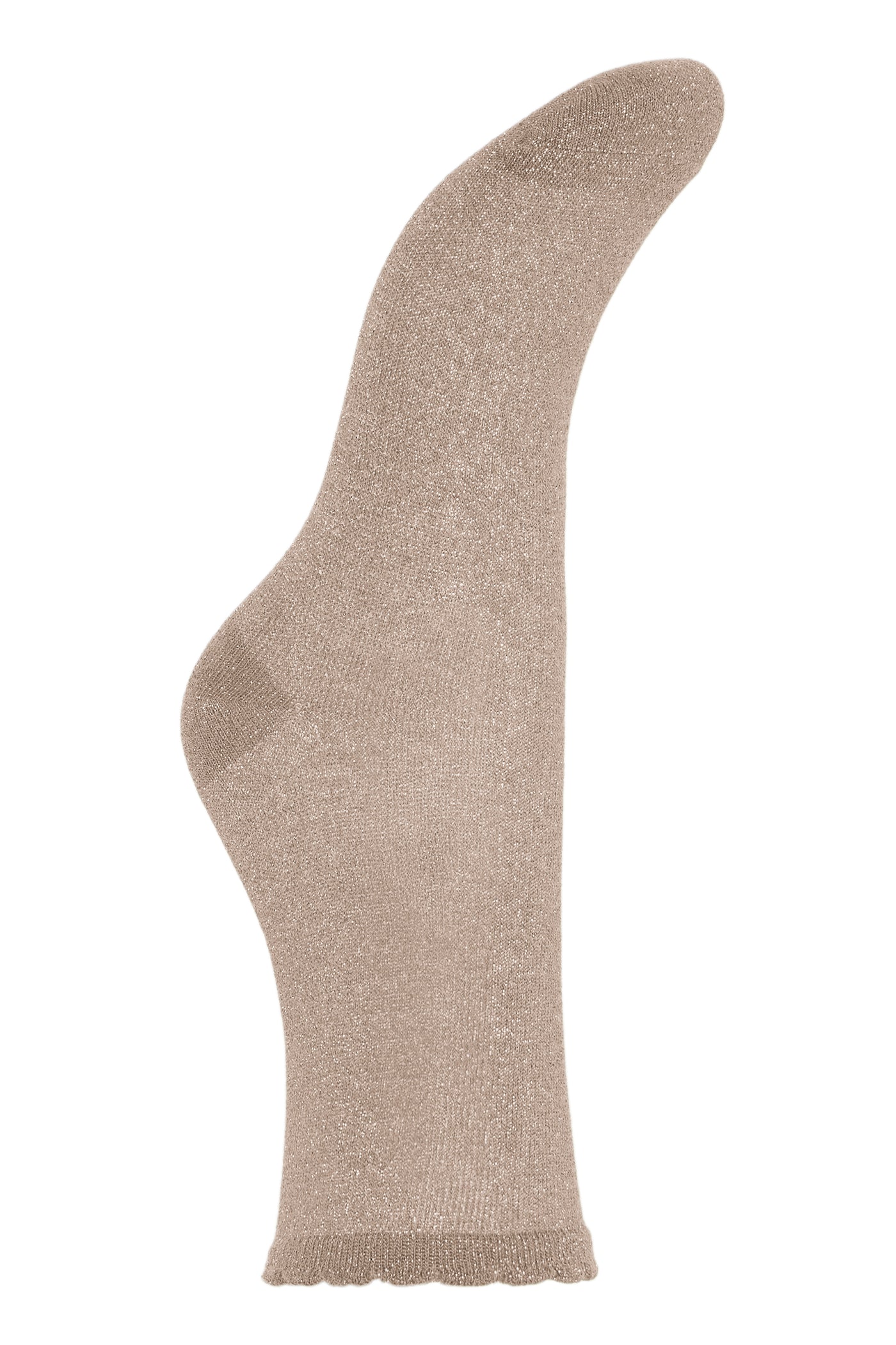 Byoung Walnut Lurex Socks