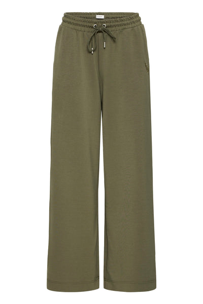 Byoung Khaki Wide Leg Joggers