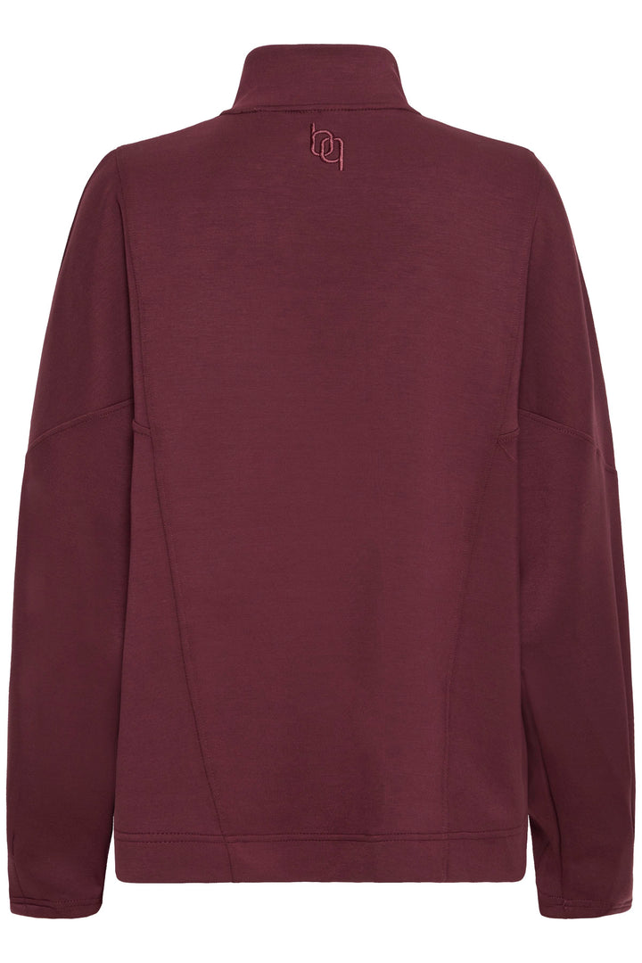 Byoung Port Zip Neck Sweatshirt