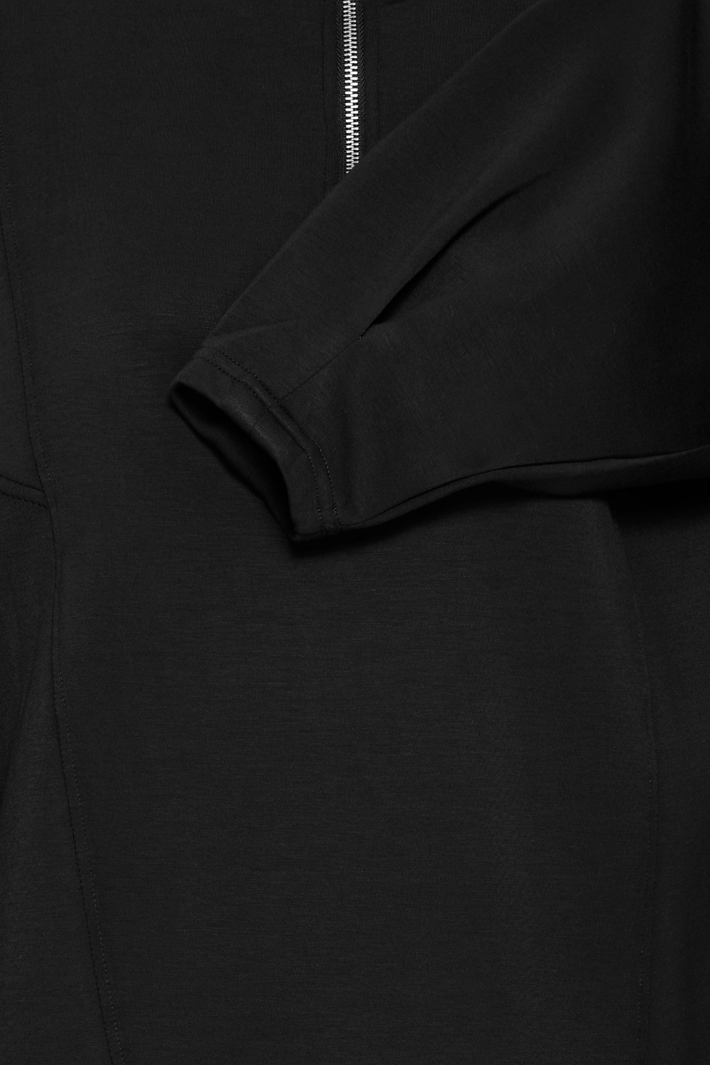 Byoung Black Zip Neck Sweatshirt