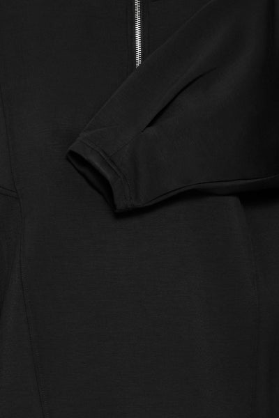 Byoung Black Zip Neck Sweatshirt