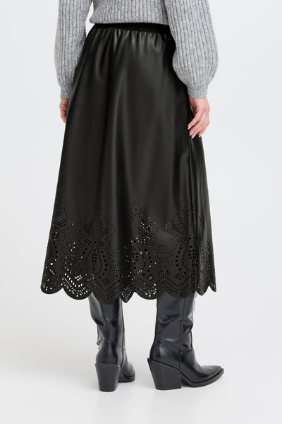 Byoung Black Laser Densio Skirt