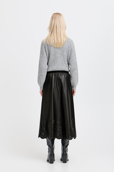 Byoung Black Laser Densio Skirt