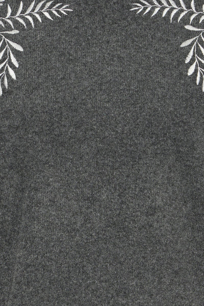 Byoung Grey Embroidered Jumper