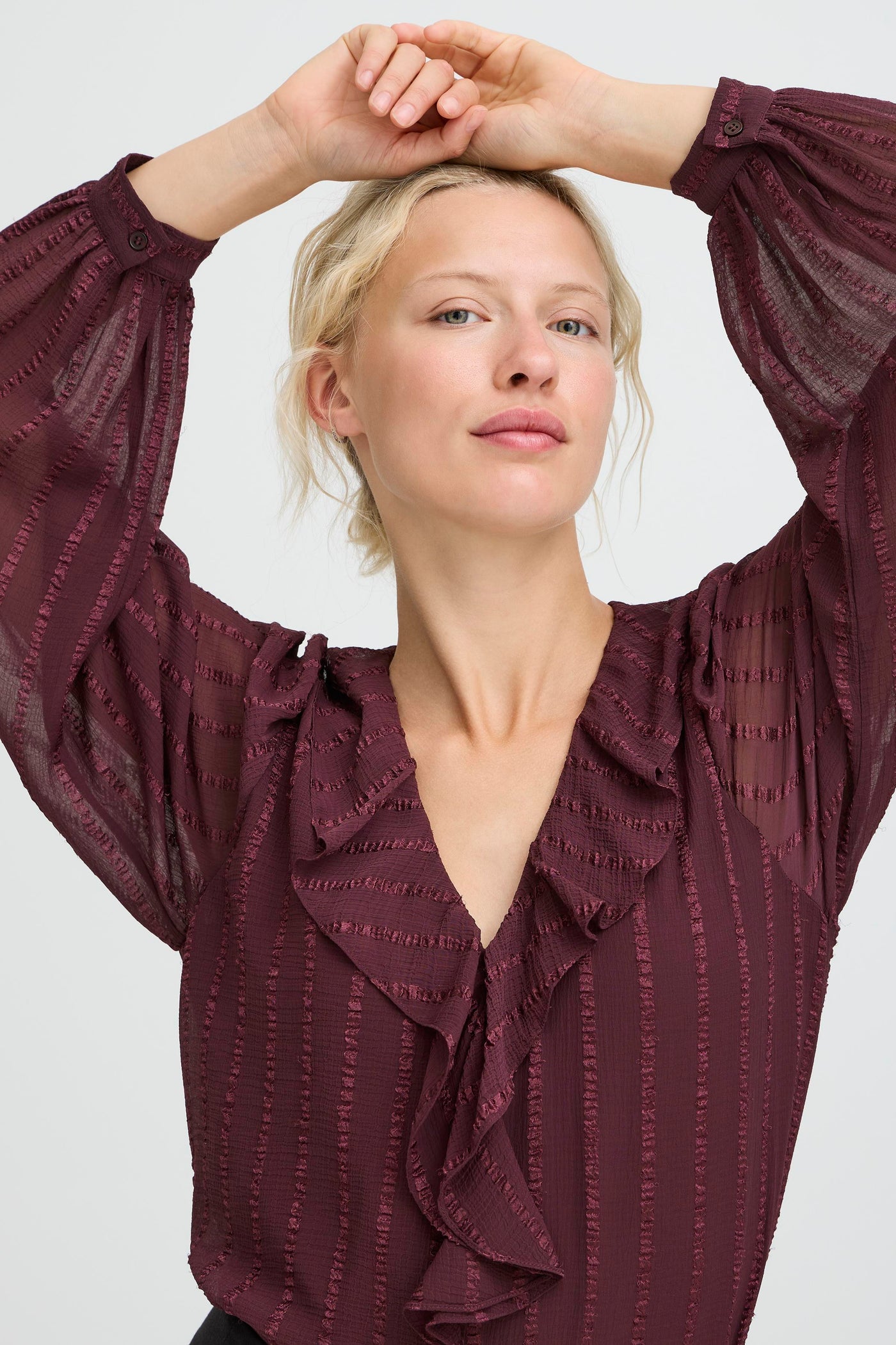 Byoung Port Fudge Hevina Blouse