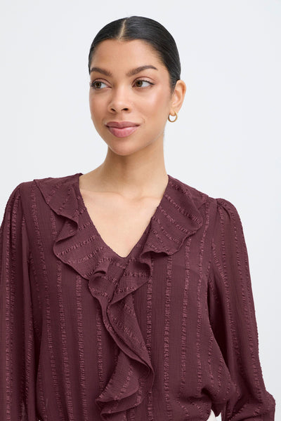 Byoung Port Fudge Hevina Blouse