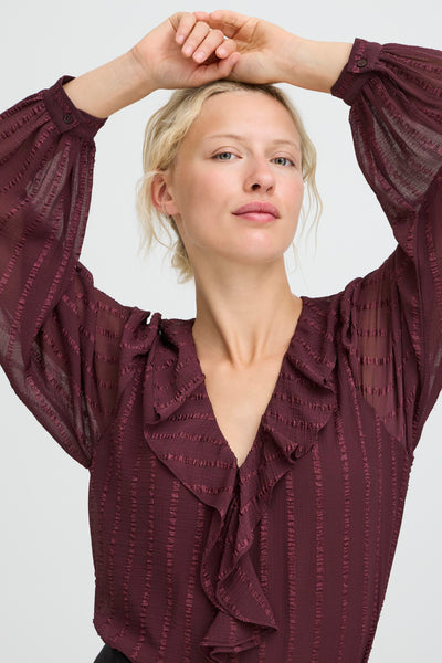 Byoung Port Fudge Hevina Blouse