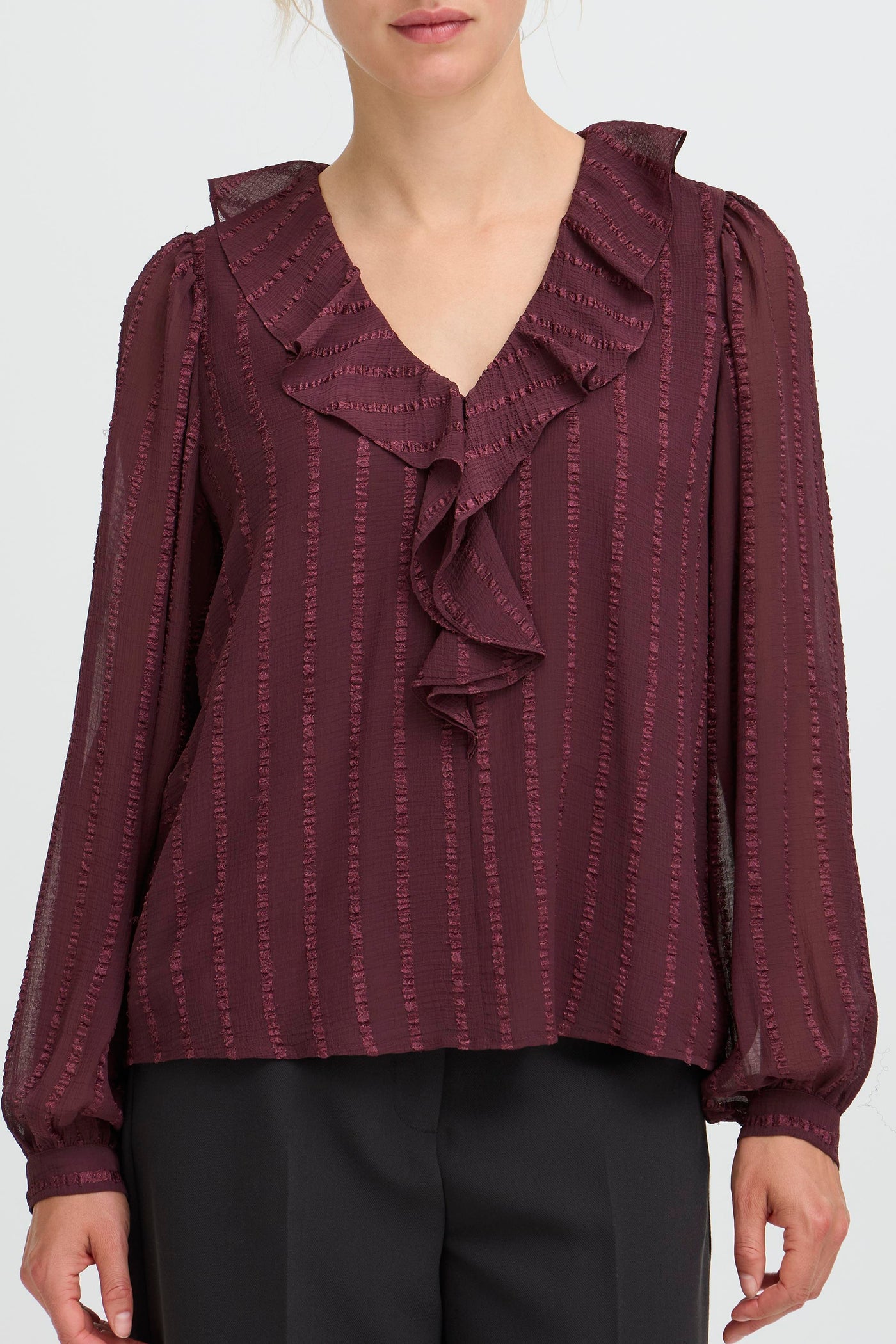 Byoung Port Fudge Hevina Blouse