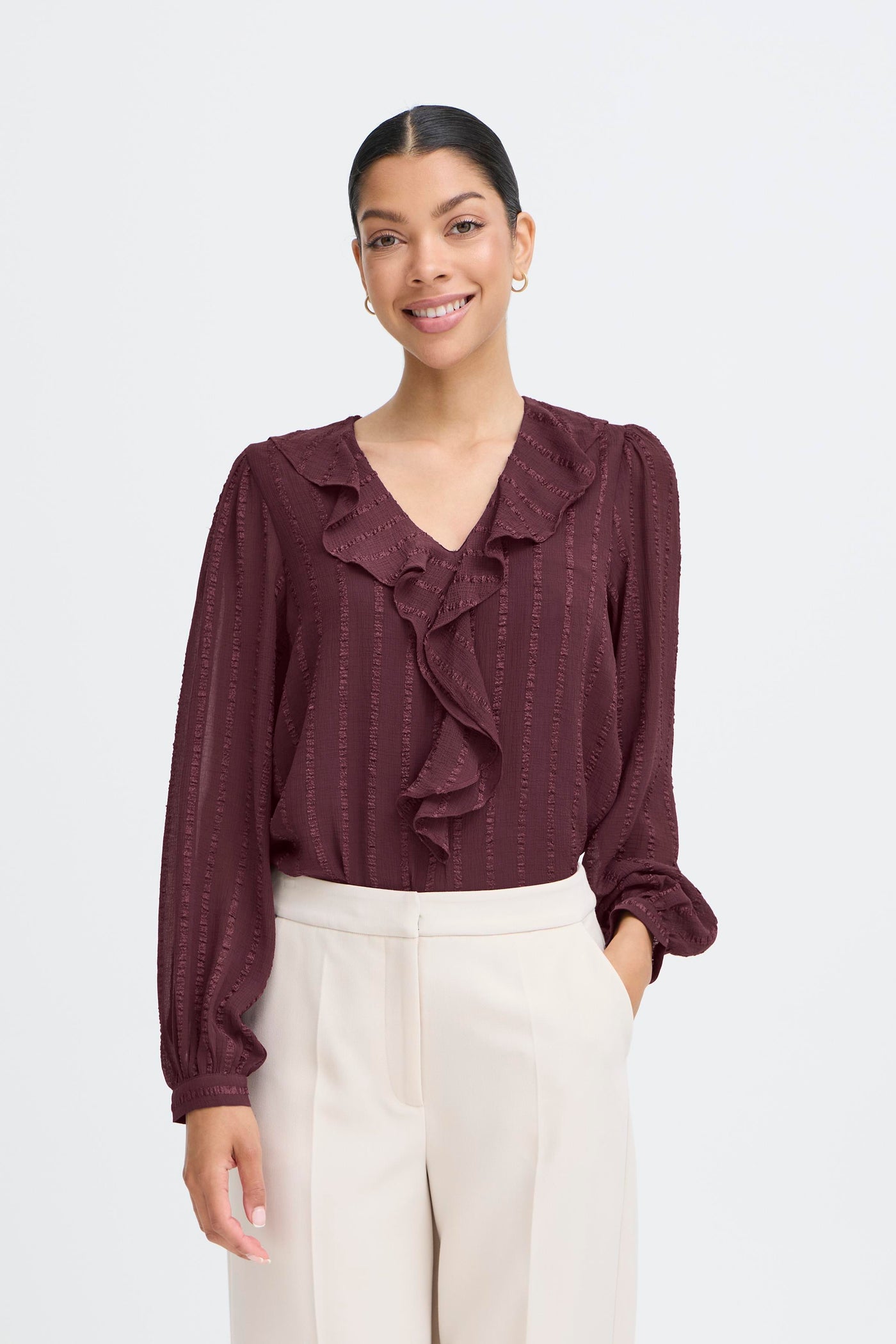Byoung Port Fudge Hevina Blouse