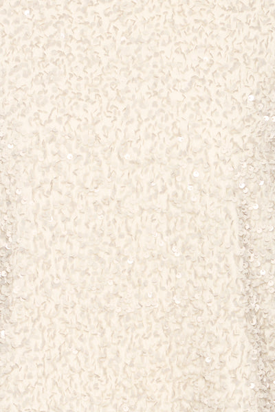 Byoung Cream Sequin Pary Top