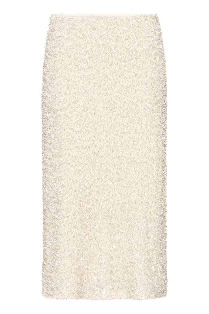 Byoung Cream Sequin Pary Skirt