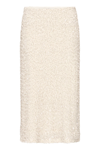 Byoung Cream Sequin Pary Skirt