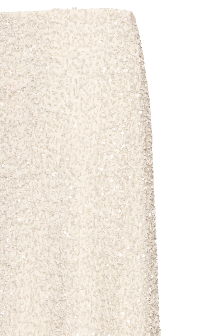Byoung Cream Sequin Pary Skirt