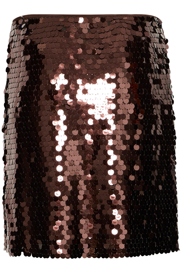 Byoung Chocolate Sequin Skirt