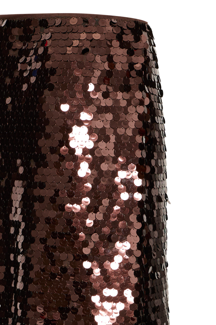 Byoung Chocolate Sequin Skirt