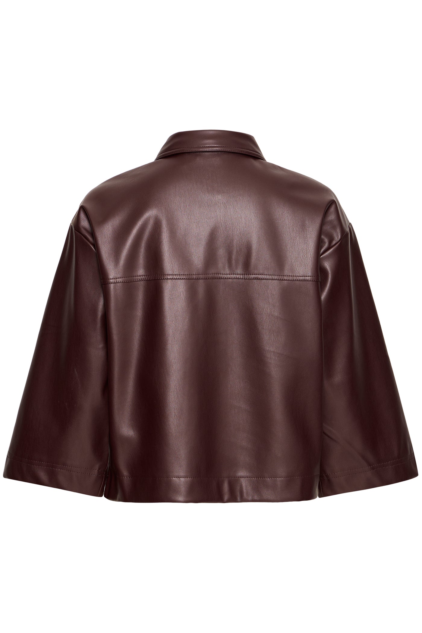 Byoung Port Faux Leather Shirt