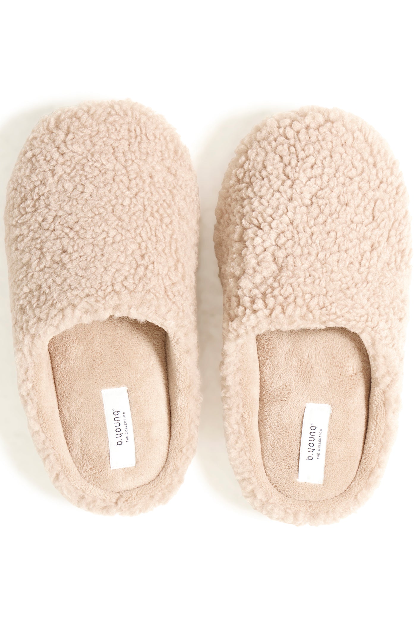 Byoung Walnut Fluffy Slippers