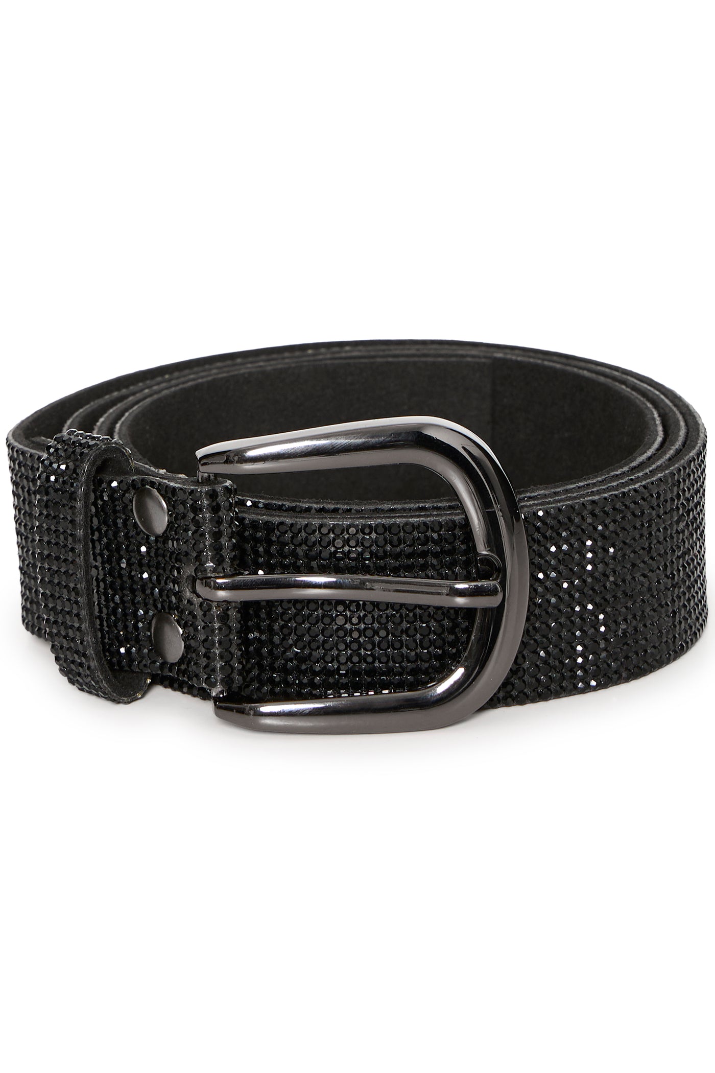 Byoung Black Sparkle Villi Belt
