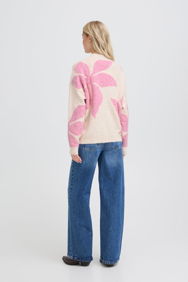 Byoung Pink Flower Jumper