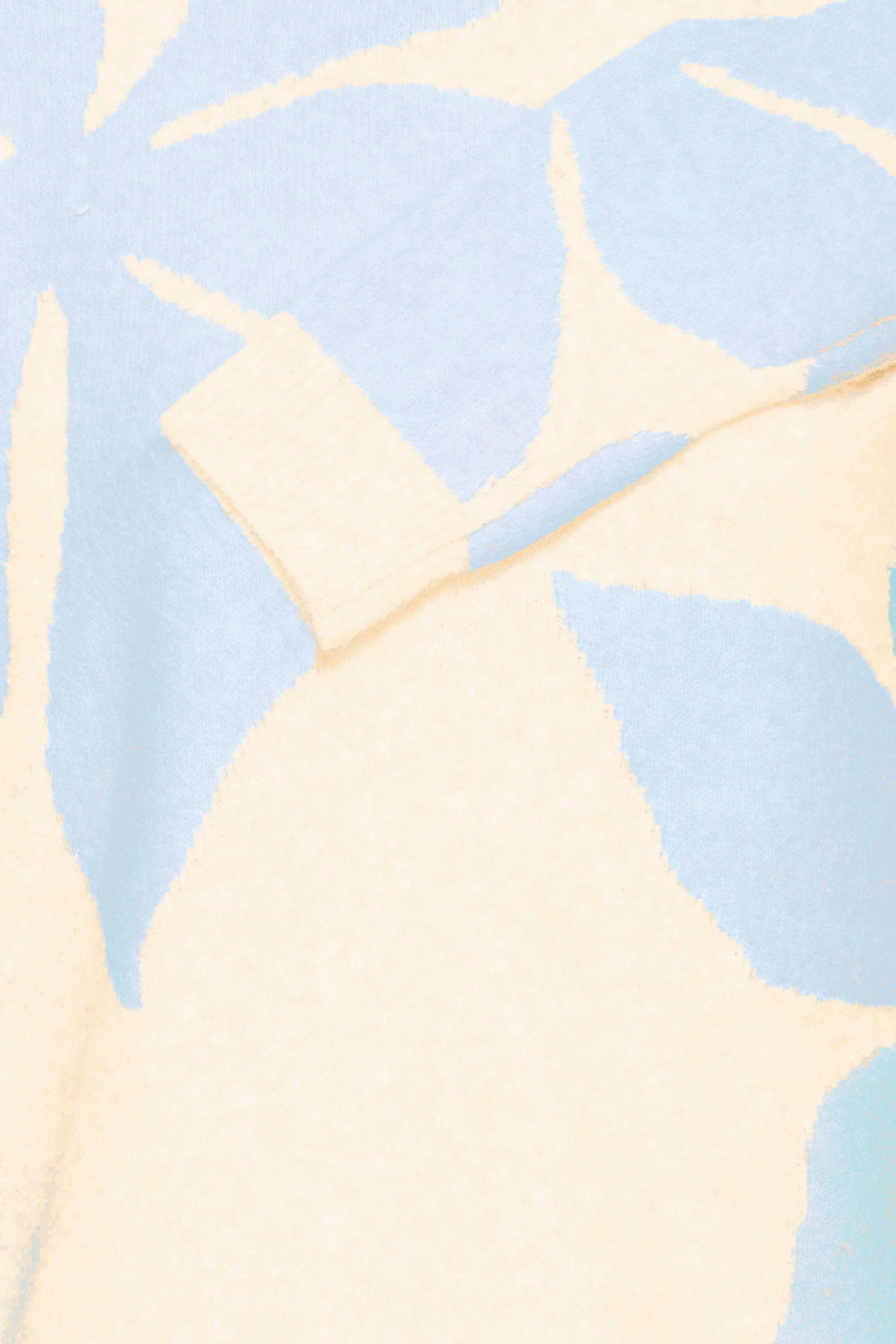 Byoung Pale Blue Flower Jumper
