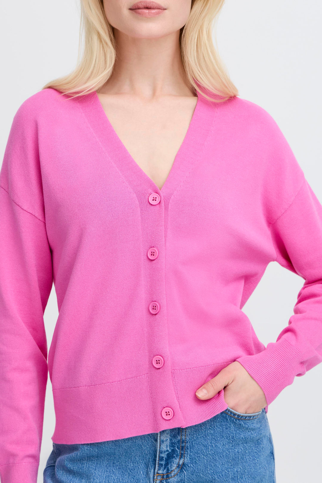 Byoung Pink Morla Cardigan