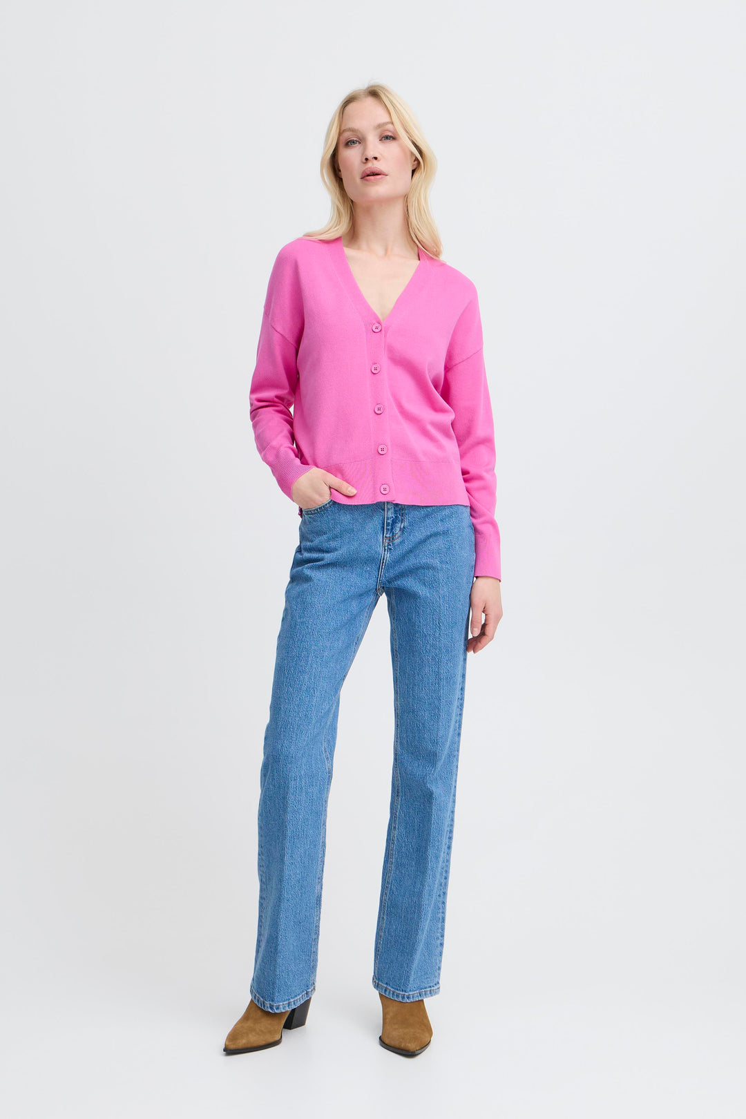 Byoung Pink Morla Cardigan