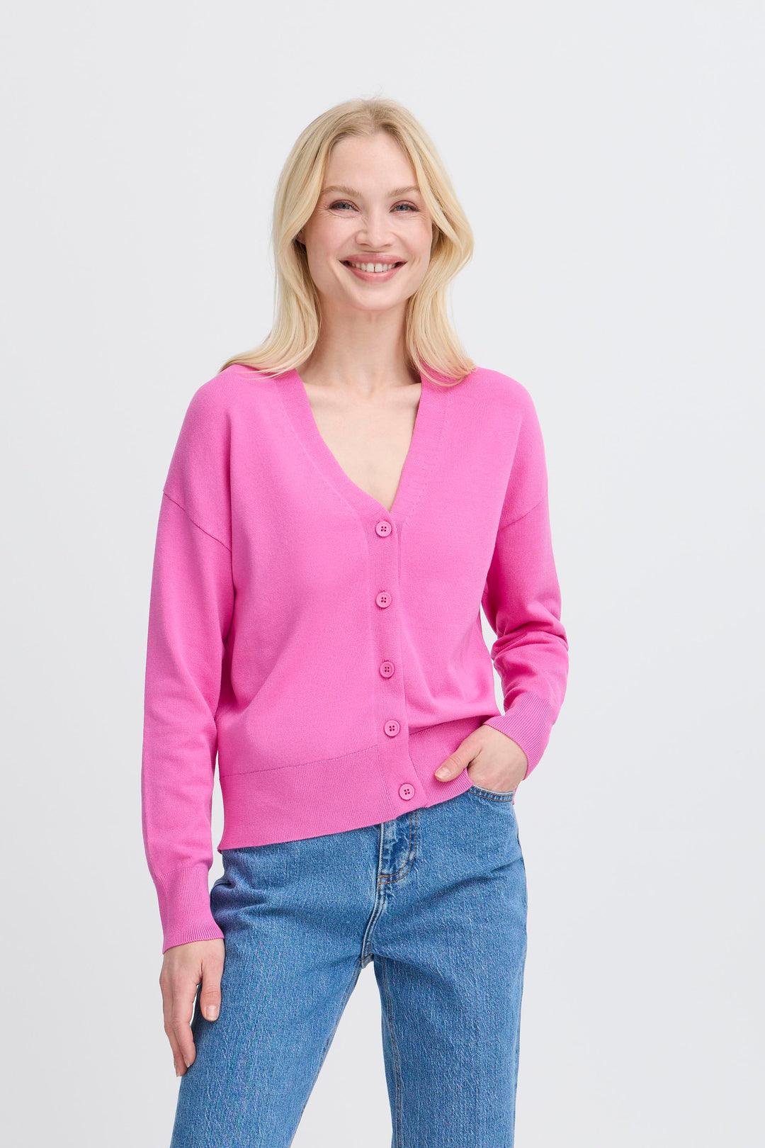 Byoung Pink Morla Cardigan