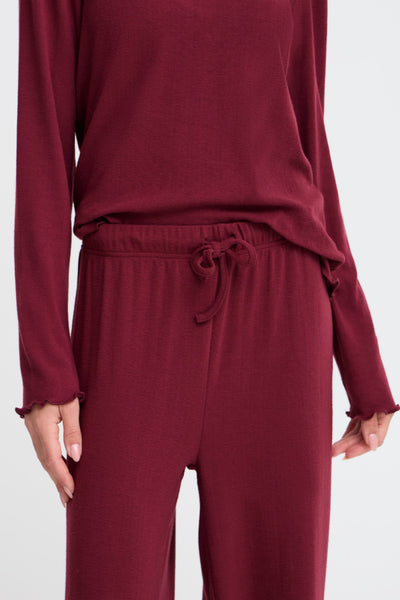 Byoung Wine Pointelle Pyjamas