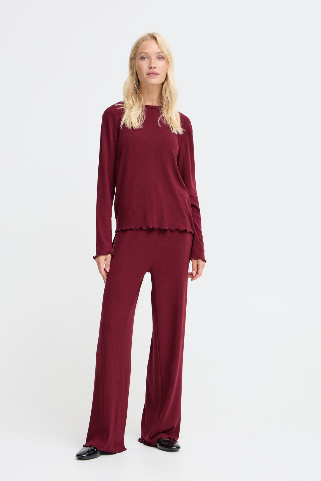 Byoung Wine Pointelle Pyjamas