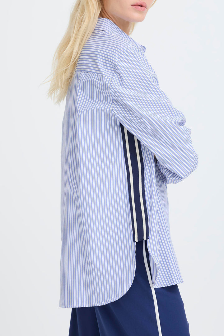 Byoung Blue Stripe Hannio Shirt