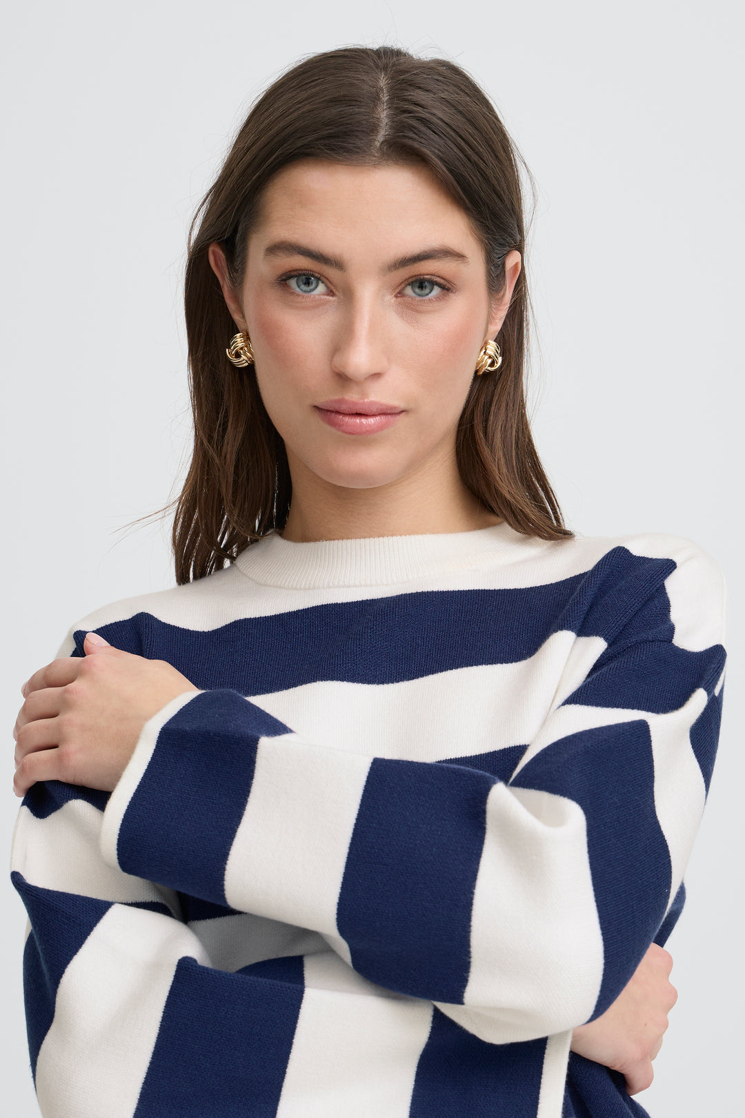 Byoung Navy Stripe Otari Jumper