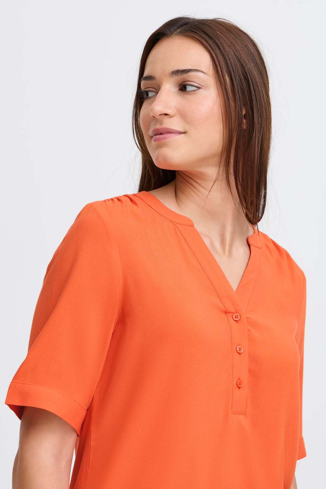 Byoung Orange Joella S/S Blouse
