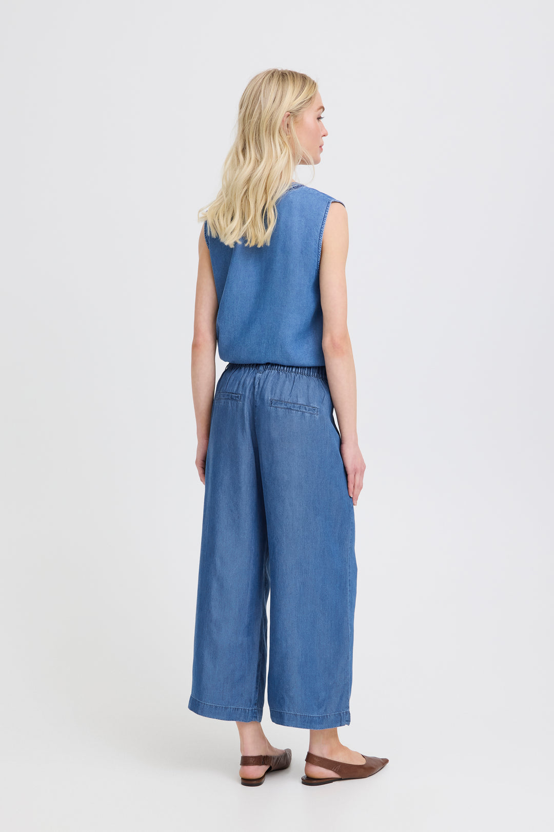 Byoung Mid Denim Kosmo Crop Pants