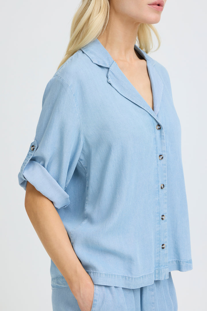 Byoung Light Denim Kosmo Shirt