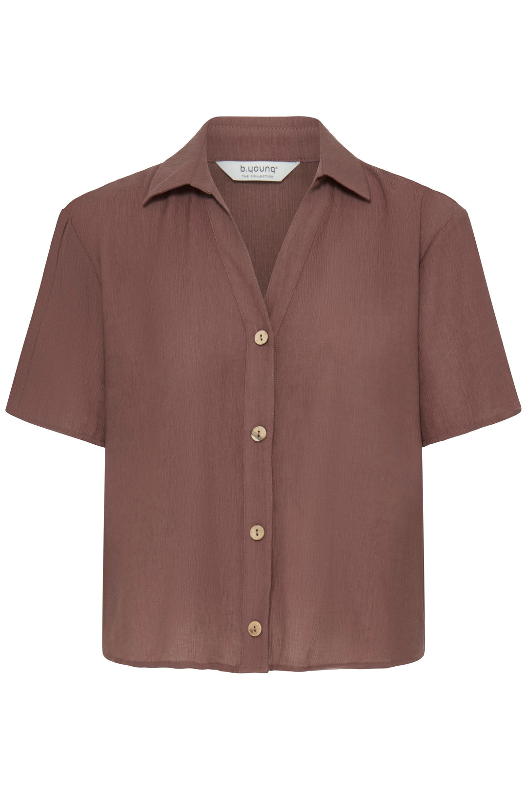 Byoung Brown Rolo Shirt