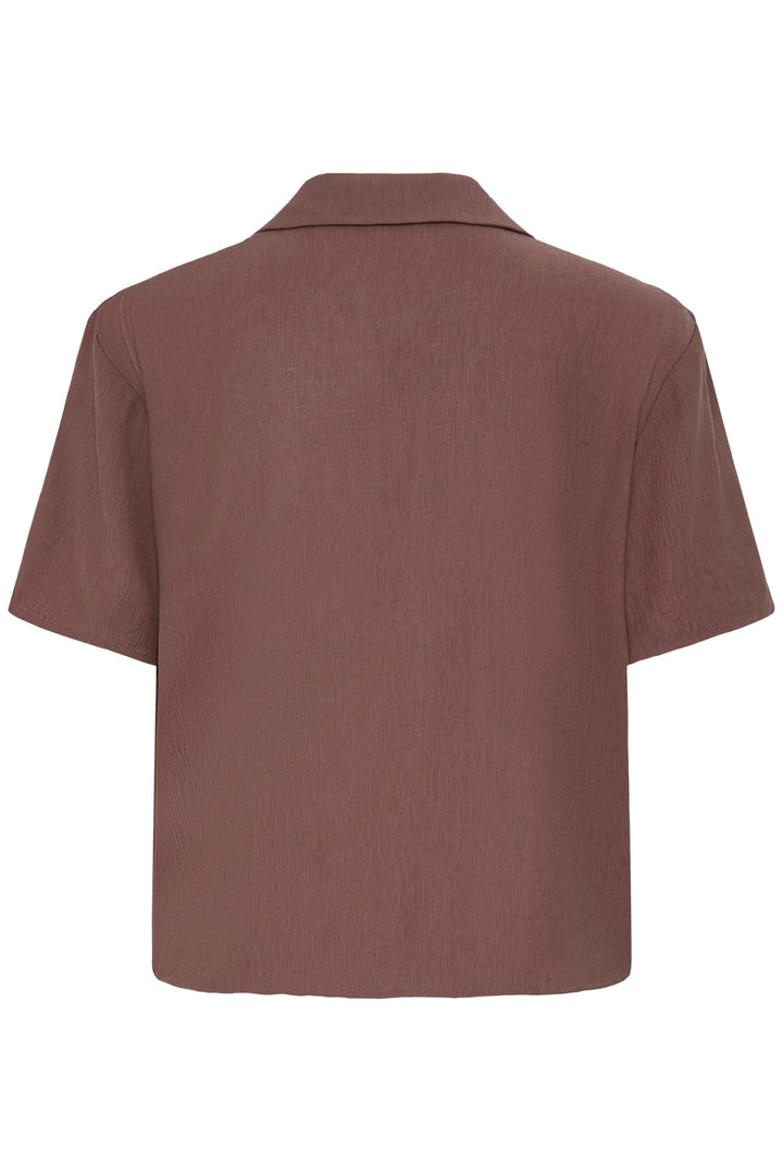 Byoung Brown Rolo Shirt
