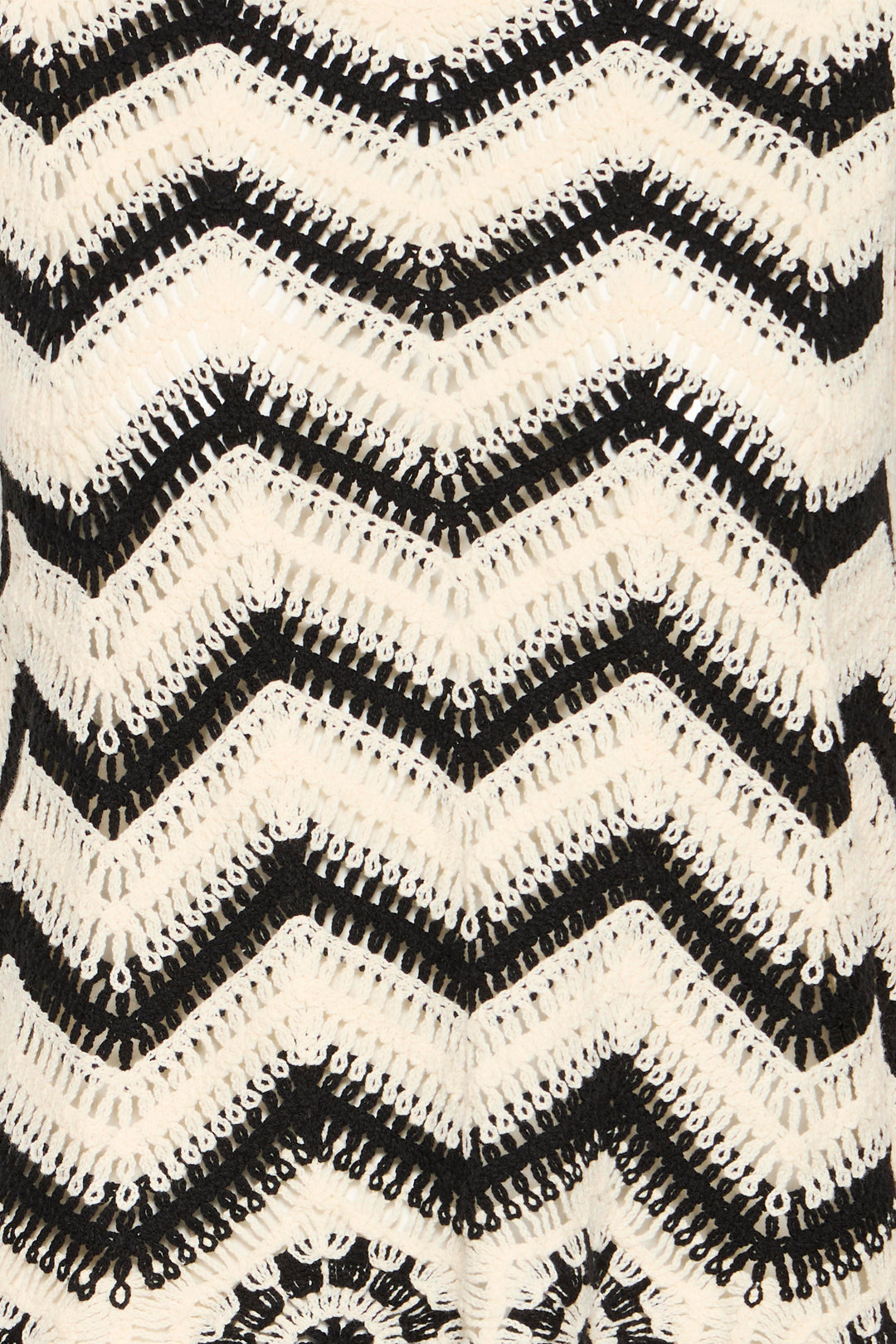 Byoung Monochrome Crochet Top