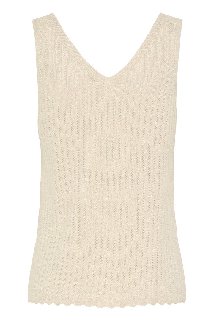 Byoung Birch & Gold Knit Top