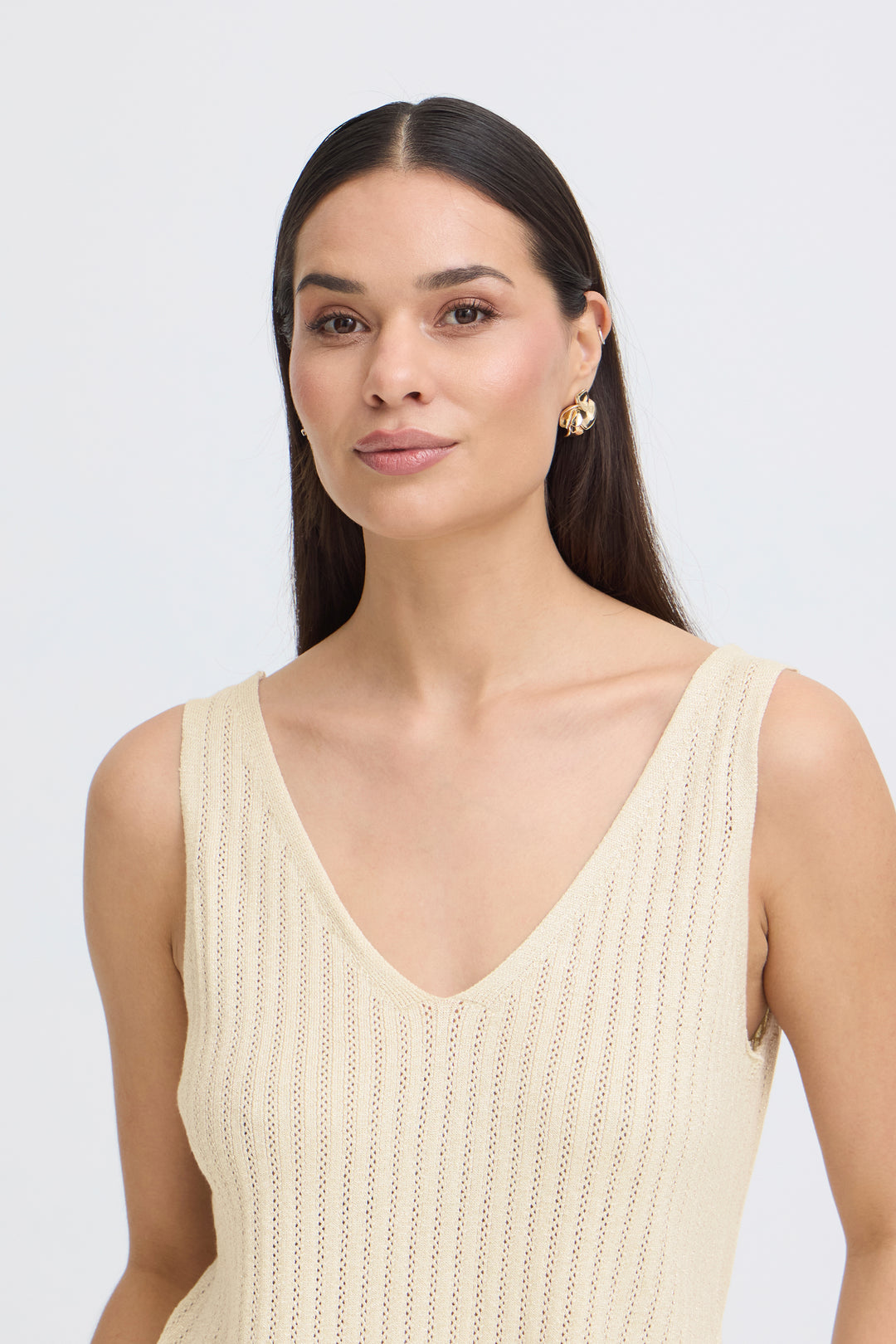Byoung Birch & Gold Knit Top