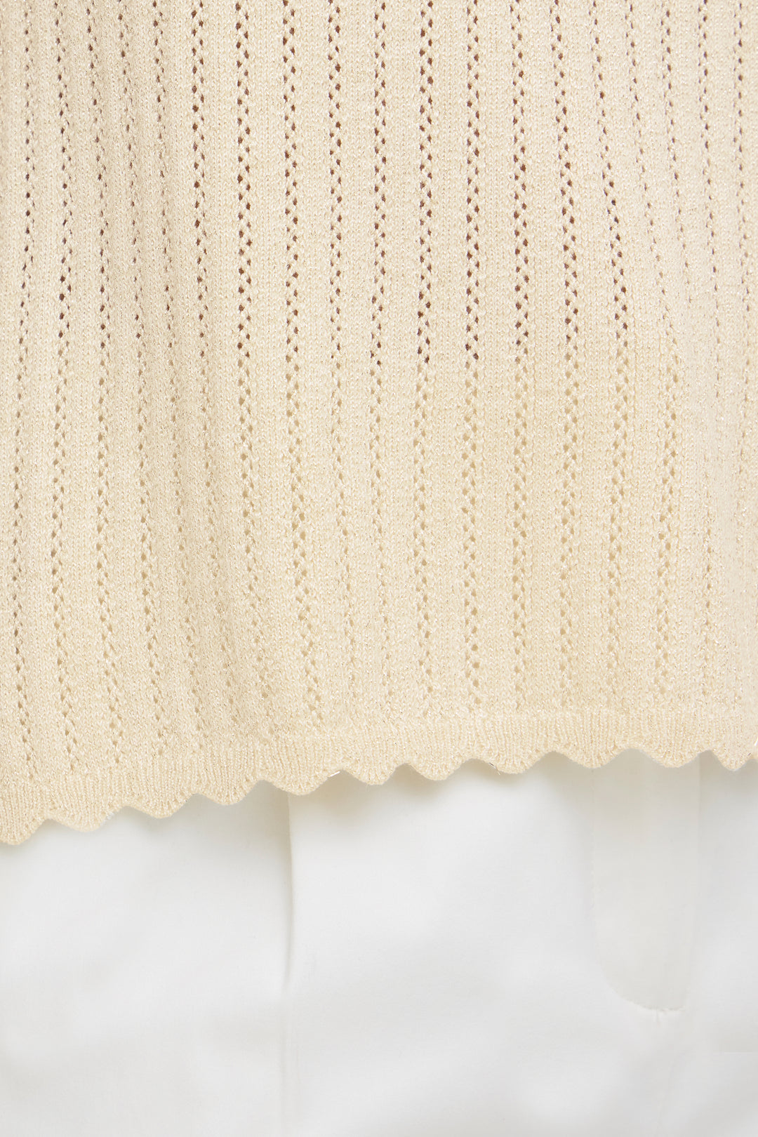 Byoung Birch & Gold Knit Top