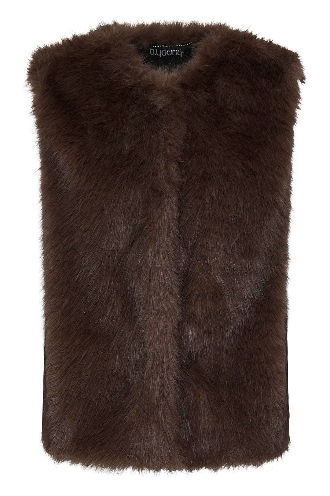 Byoung Brown Faux Fur Cesille Gilet